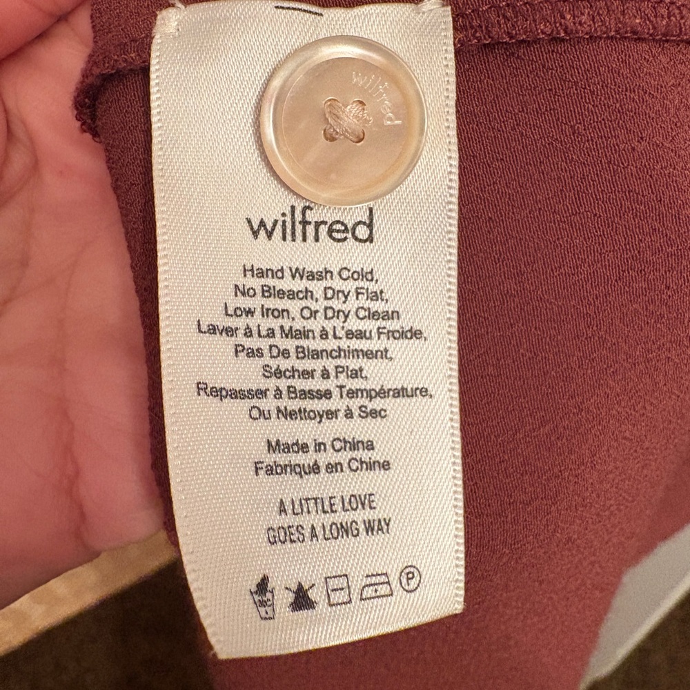Aritzia Wilfred Shirt Dress Size M - Picture 4 of 5